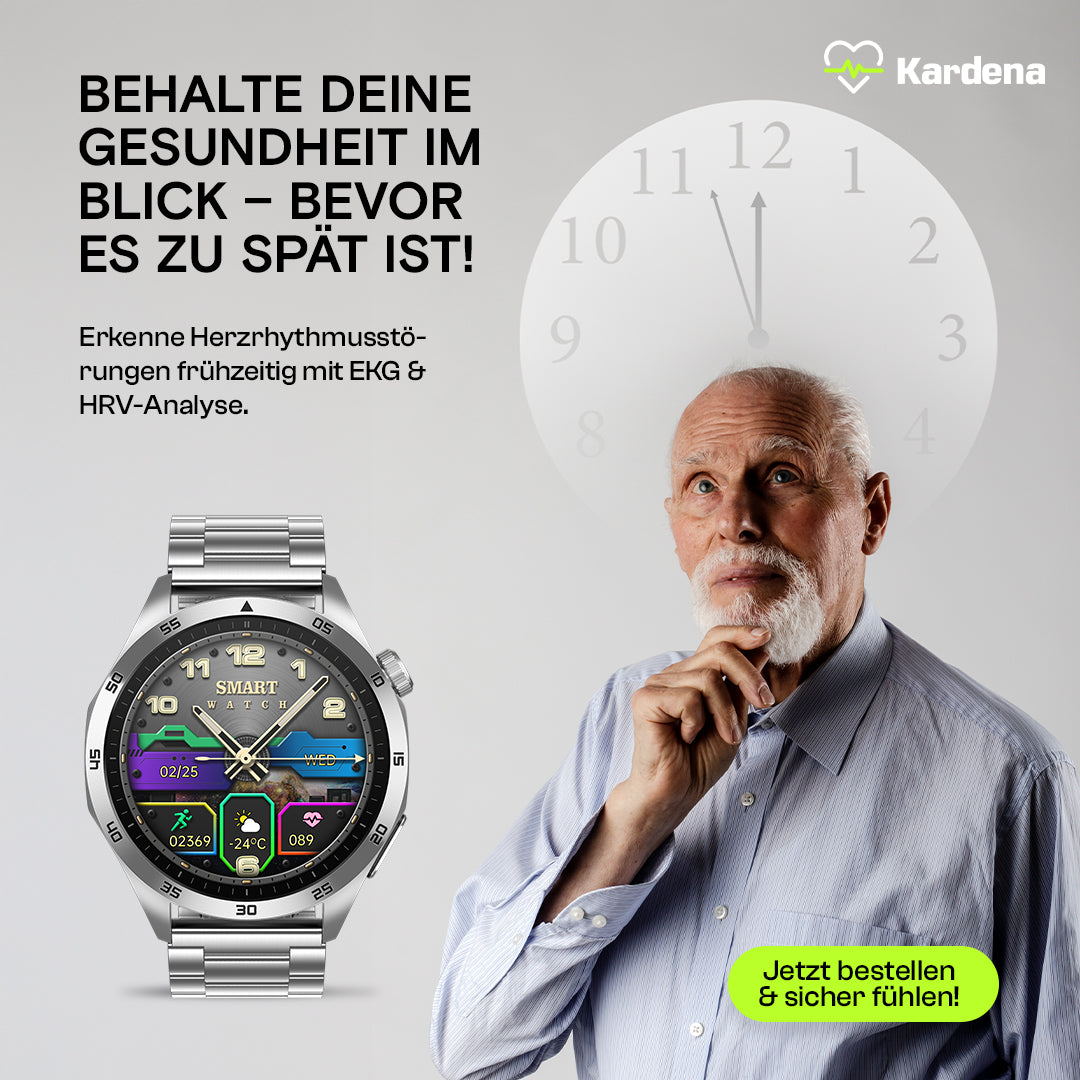 Kardena® CARE Pro 4 Plus - Intelligente Vitalmessungen mit Notfallschutz
