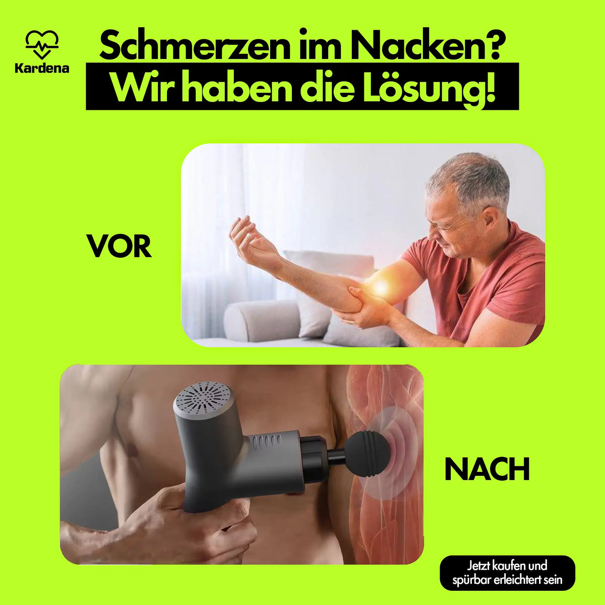 Kardena DeepRelief – Dein Duo für effektive Muskel- und Nackenentspannung Kardena