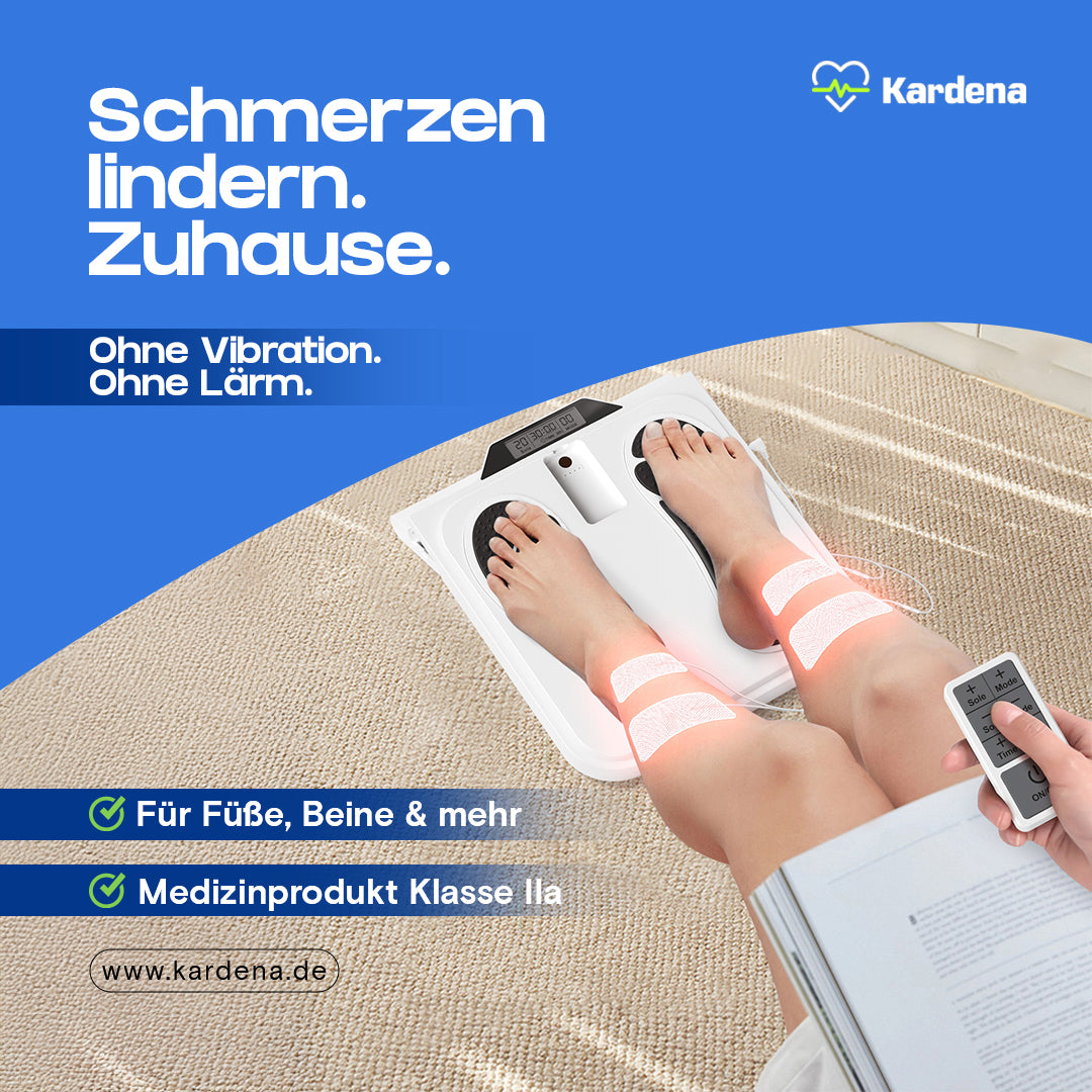 Kardena MED: AST-300Z – Medizinischer EMS/TENS Fußstimulator gegen Schmerzen & Durchblutungsstörungen