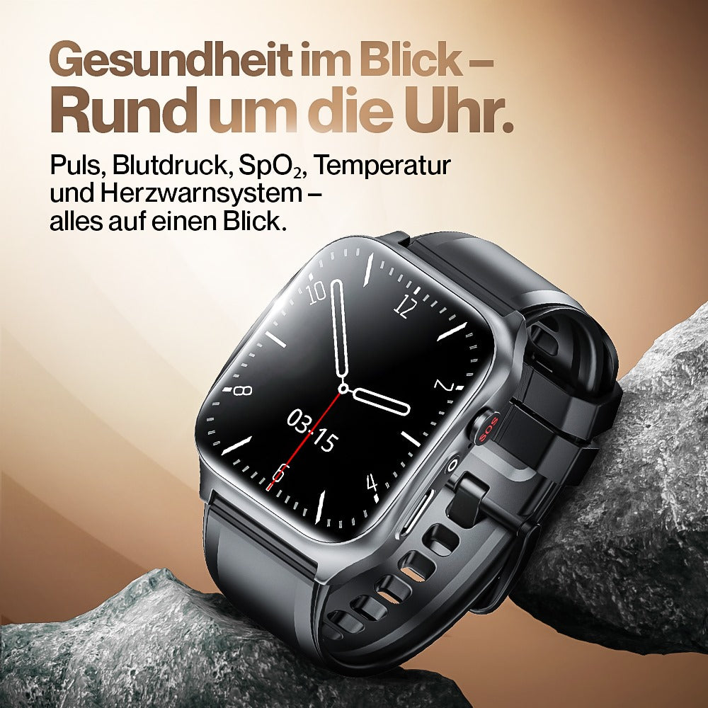 Kardena CARE SOS 3 – SOS-Uhr mit 4G-Notruf, Sturzerkennung & GPS