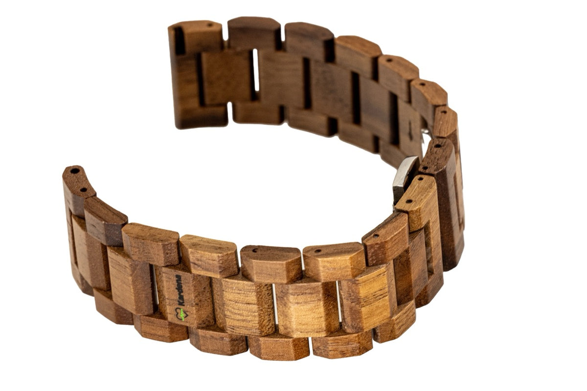 Holzarmband Teak für Kardena-Smartwatches