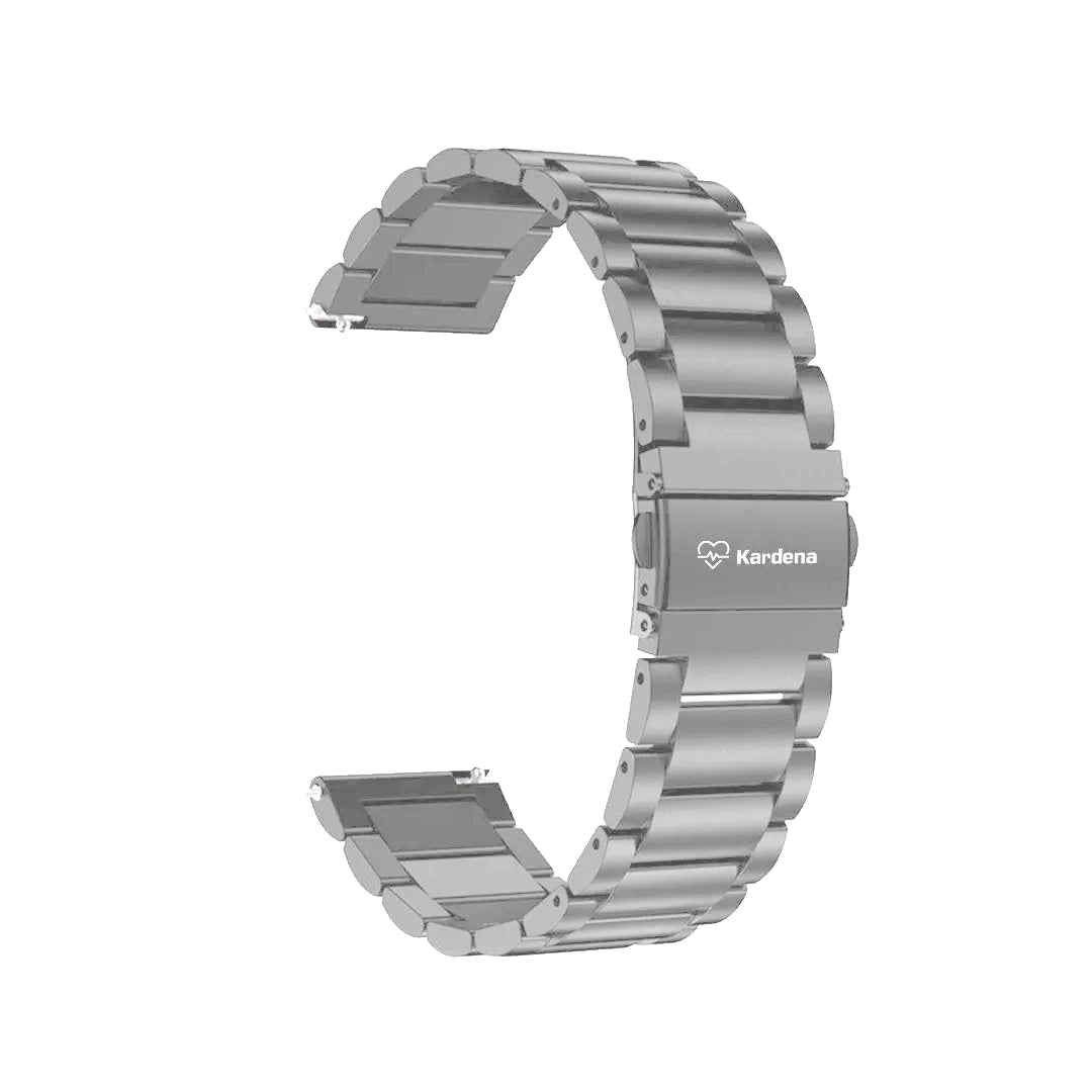 silber metallarmband für Kardena smartwatch