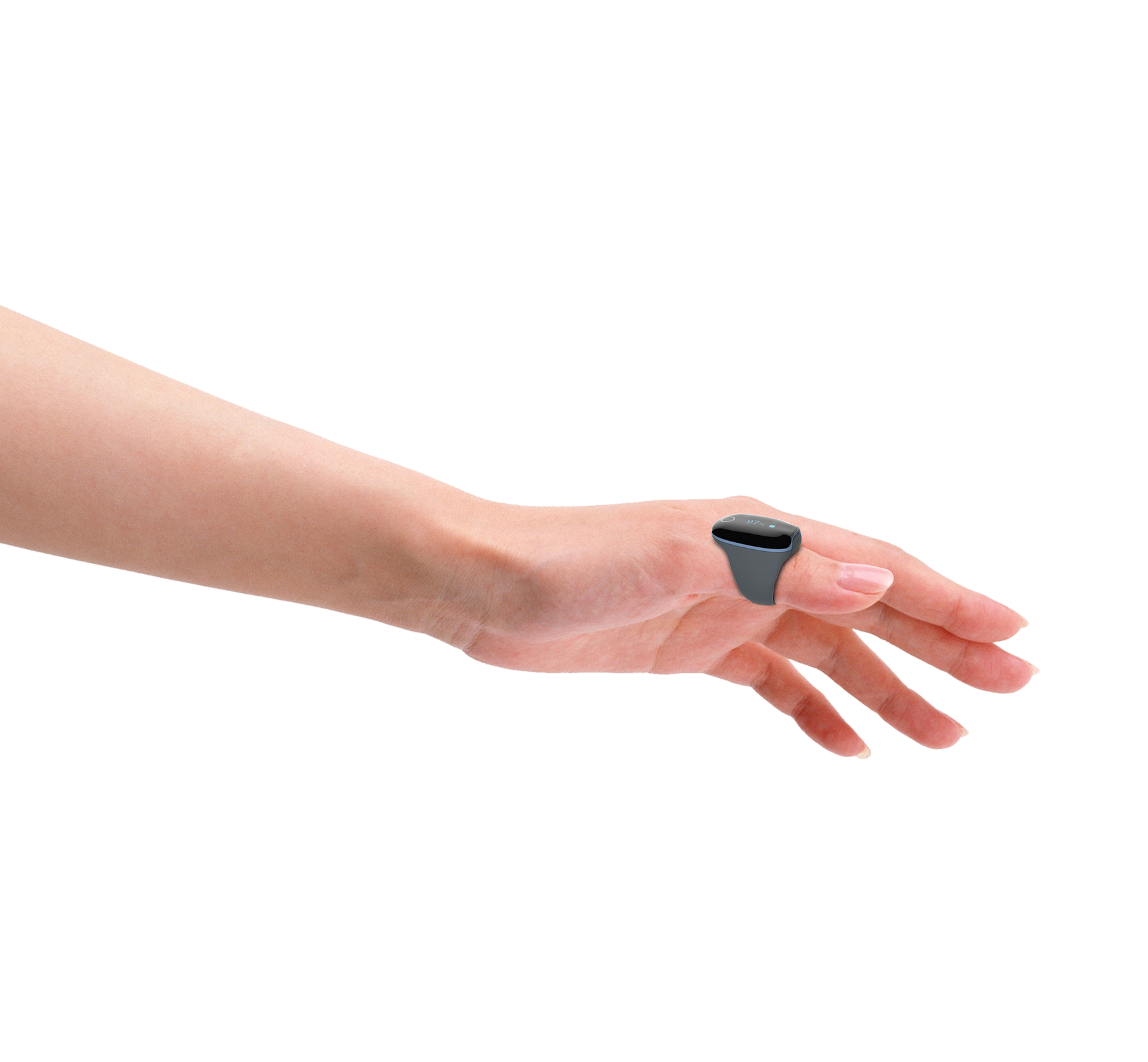 Kardena MED: O2 Ring – Medizinischer Schlafmonitor zur SpO₂-Überwachung mit Vibrationsalarm & App-Anbindung