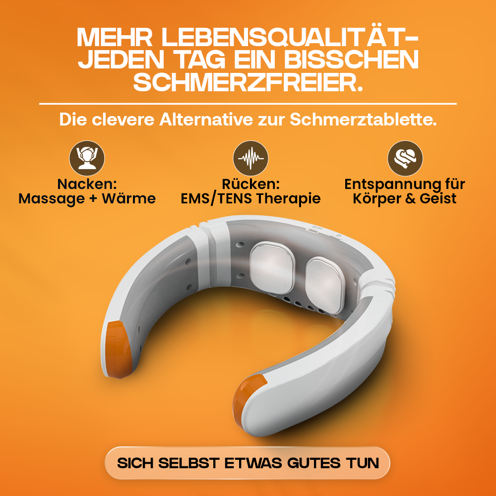 Kardena MED: Schmerzfrei & Beweglich-Set – Wärme, Massage & Stromtherapie für Nacken, Rücken & Gelenke