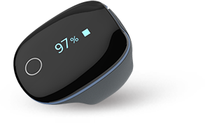 Kardena MED: O2 Ring – Medizinischer Schlafmonitor zur SpO₂-Überwachung mit Vibrationsalarm & App-Anbindung