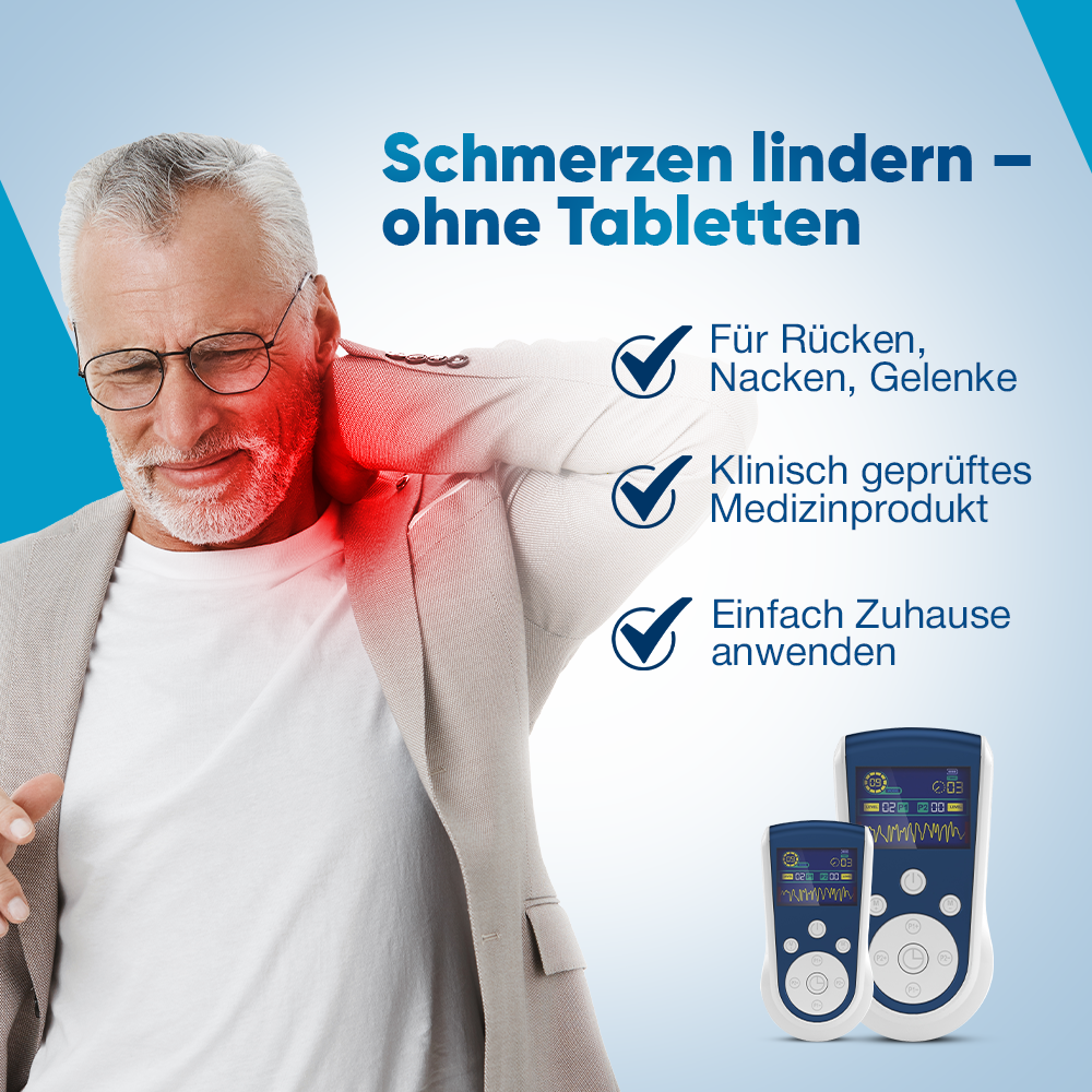 Kardena MED: AST-2012B – Medizinische TENS-EMS Therapie zur Schmerzbehandlung
