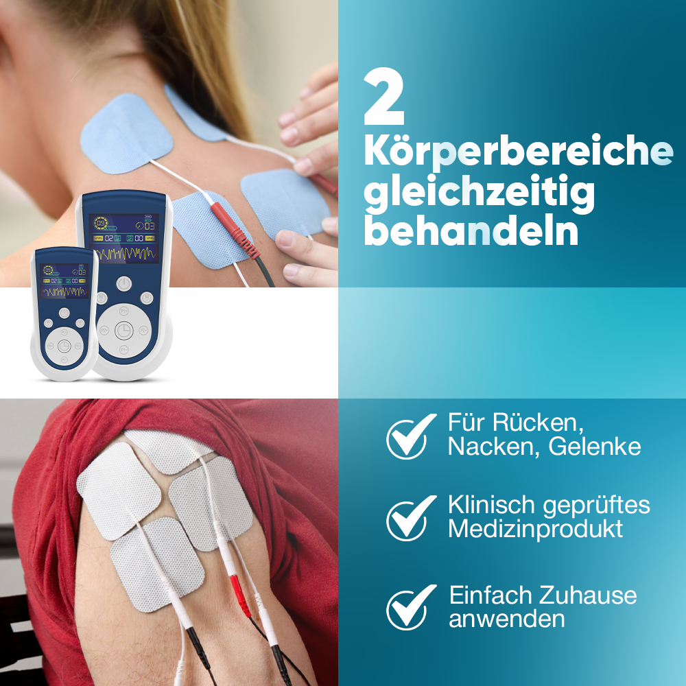 Kardena MED: AST-2012B – Medizinische TENS-EMS Therapie zur Schmerzbehandlung