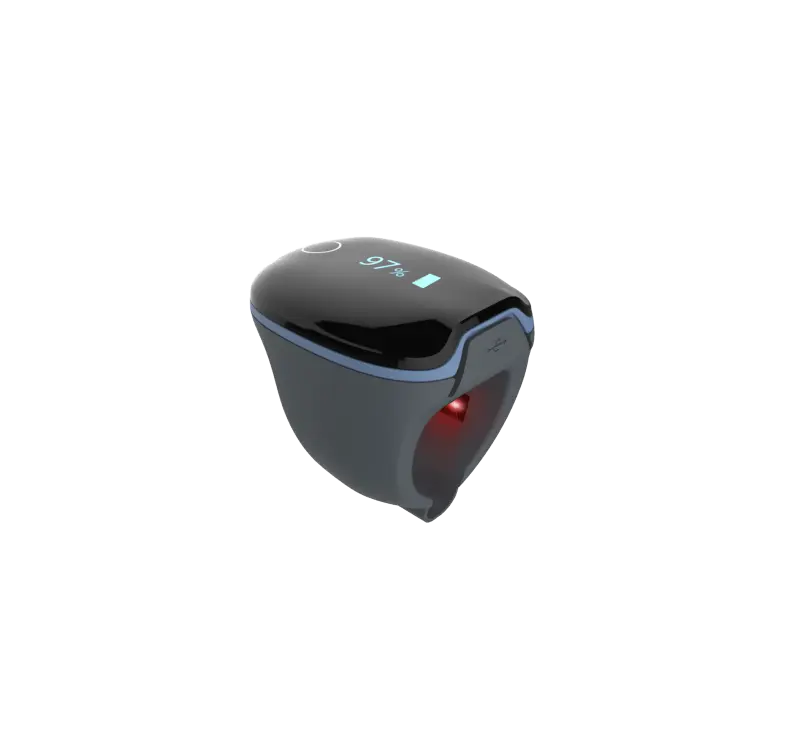 Kardena MED: O2 Ring – Medizinischer Schlafmonitor zur SpO₂-Überwachung mit Vibrationsalarm & App-Anbindung Kardena