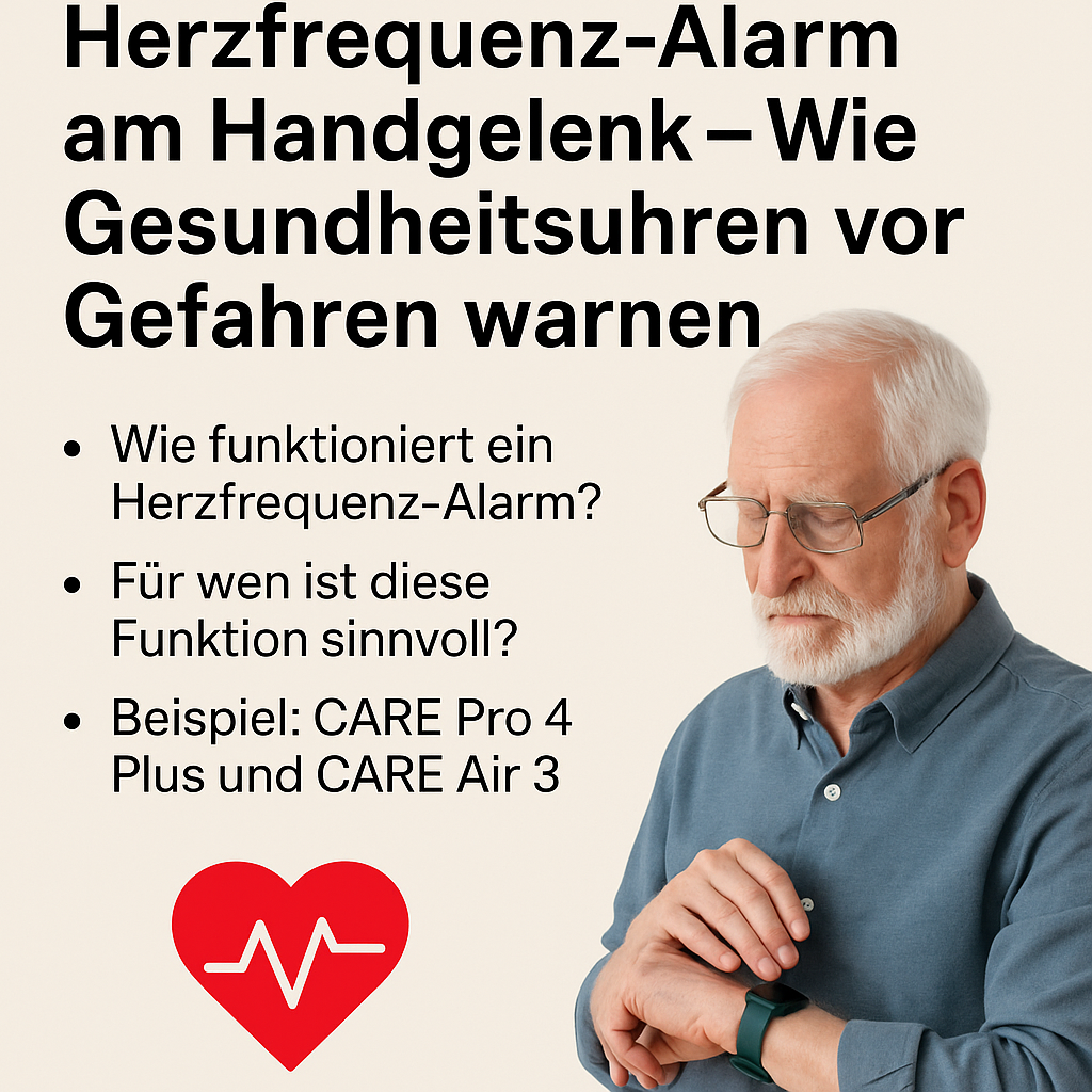 Herzfrequenz-Alarm am Handgelenk – Wie Gesundheitsuhren vor Gefahren warnen