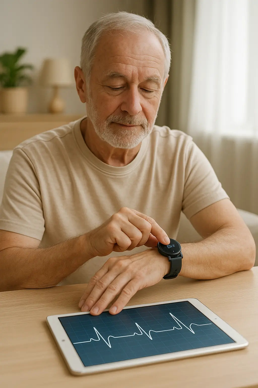 EKG-Smartwatch-für-Senioren-Herzgesundheit-im-Alltag Kardena