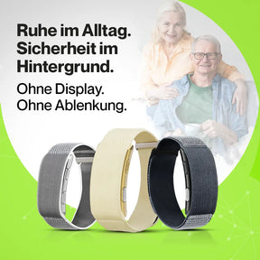 Kardena CARE Vital 2 – Gesundheitsarmband mit SOS-Funktion, Sturzerkennung & sanfter Gesundheitsüberwachung Kardena