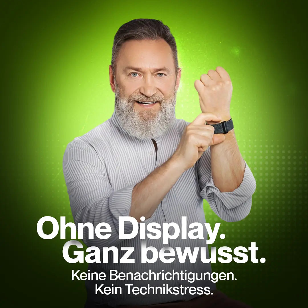 Kardena CARE Vital 2 – Gesundheitsarmband mit SOS-Funktion, Sturzerkennung & sanfter Gesundheitsüberwachung Kardena