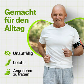 Kardena CARE Vital 2 – Gesundheitsarmband mit SOS-Funktion, Sturzerkennung & sanfter Gesundheitsüberwachung Kardena