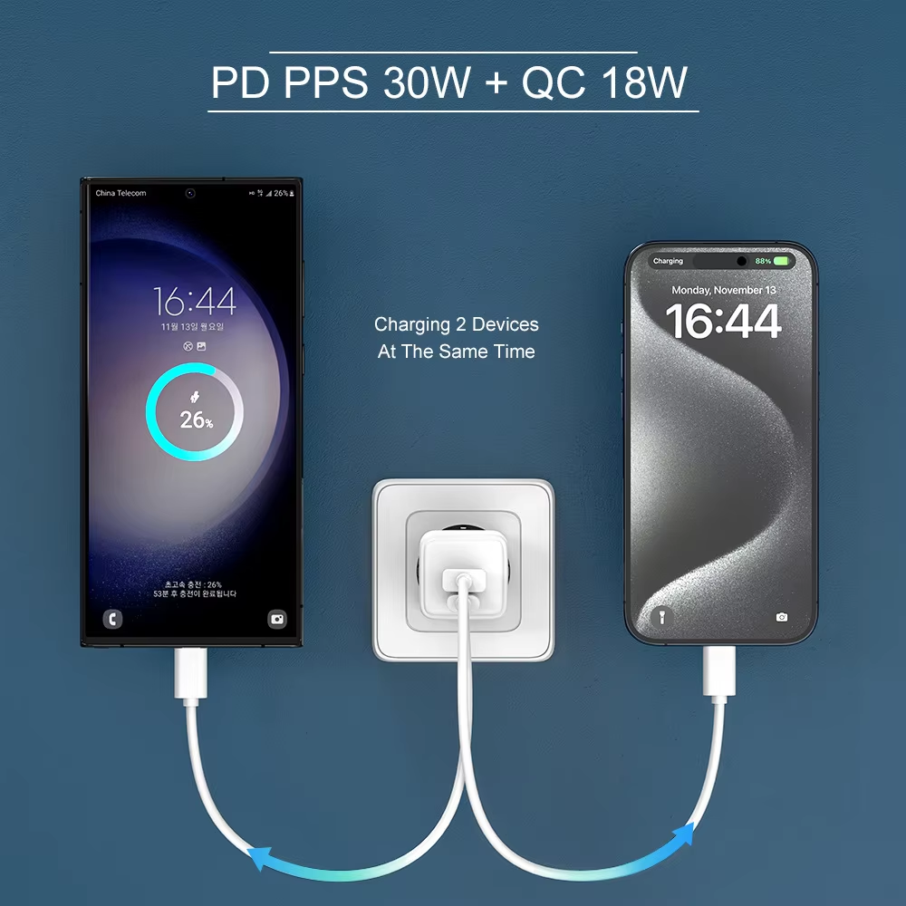 Ladestecker 35Watt USB-A + USB-C
