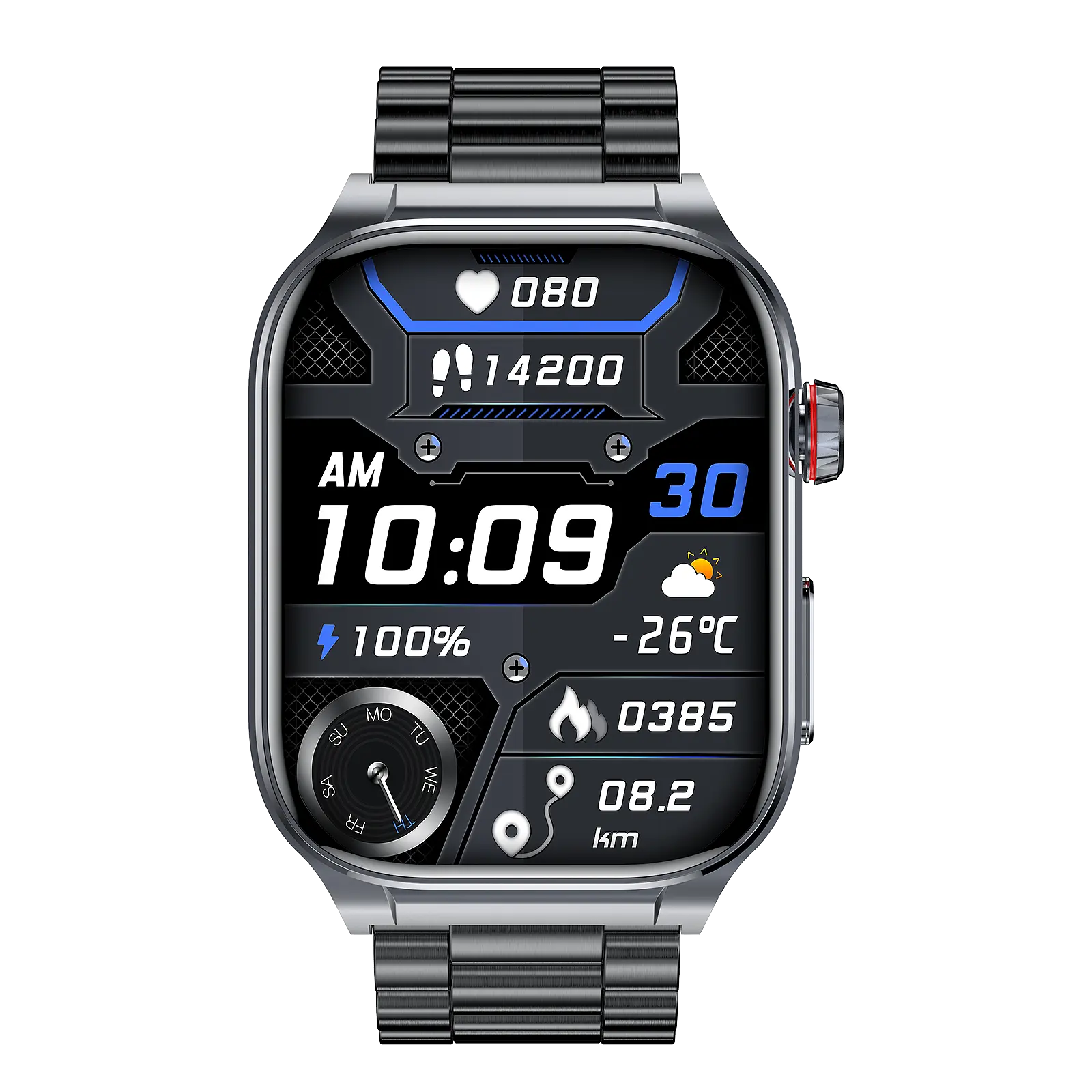 Kardena CARE Pro 5 – Gesundheitsuhr mit EKG, KI-Analyse, Pflegefunktion & Telefonie (2026) Kardena