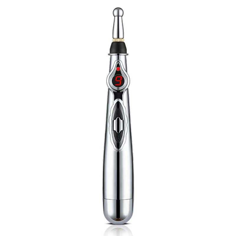Kardena® Meridian Pen – Elektrischer Akupressur- & Triggerpunkt-Stift mit 9 Intensitäten und Wechselköpfen