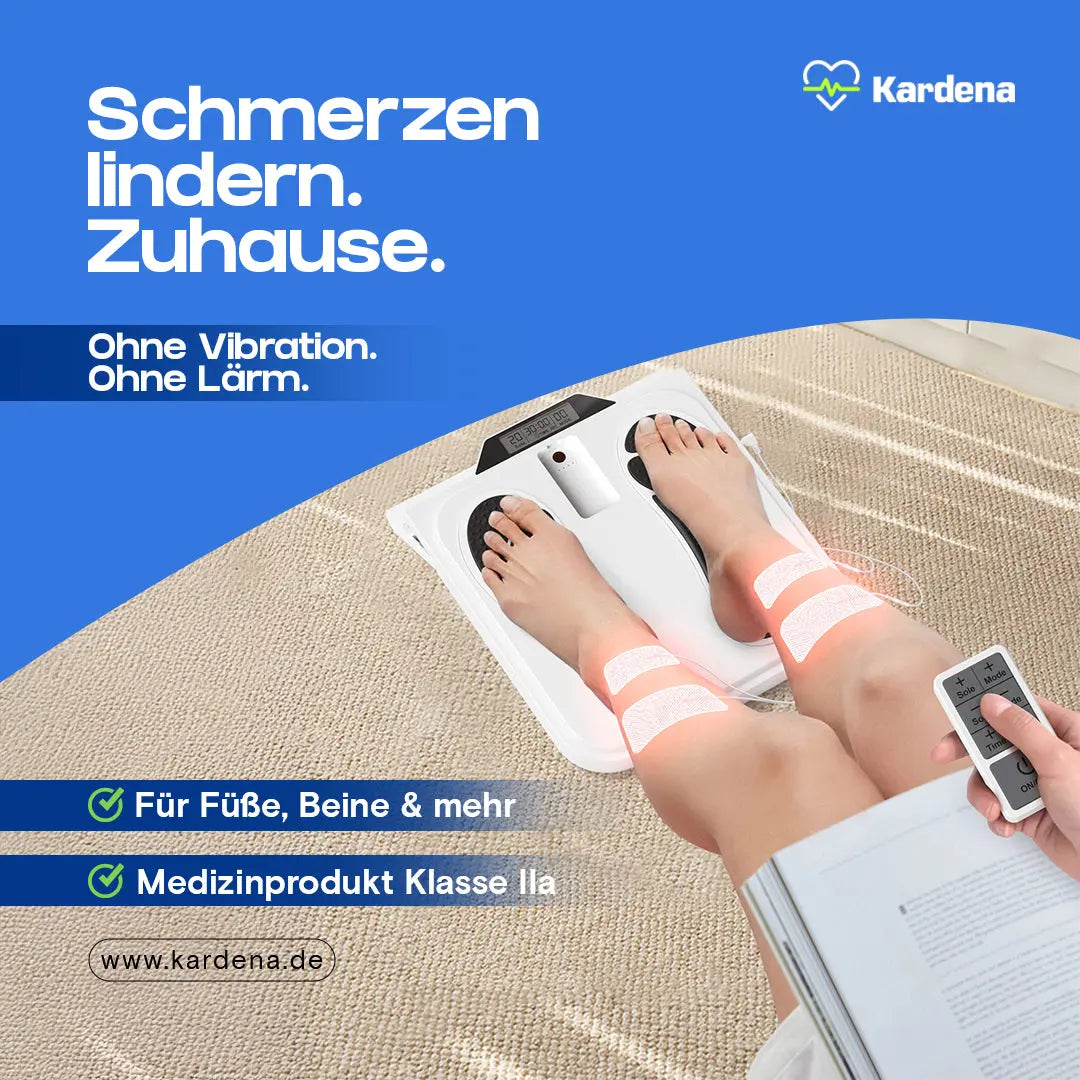 Kardena MED: AST-300Z Medizinischer EMS/TENS Fustimulator gegen Schmerzen & Durchblutungsstrungen Kardena MED: AST-300Z Medizinischer EMS/TENS Fustimulator gegen Schmerzen & Durchblutungsstrungen
