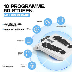 Kardena MED: AST-300Z – Medizinischer EMS/TENS Fußstimulator gegen Schmerzen & Durchblutungsstörungen