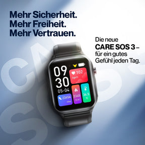 Kardena CARE SOS 3 – SOS-Uhr mit 4G-Notruf, Sturzerkennung & GPS