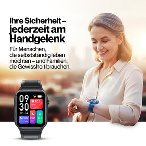 Kardena CARE SOS 3 – SOS-Uhr mit 4G-Notruf, Sturzerkennung & GPS