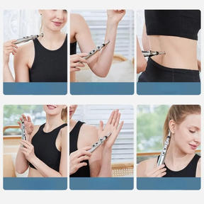 Kardena® Meridian Pen – Elektrischer Akupressur- & Triggerpunkt-Stift mit 9 Intensitäten und Wechselköpfen